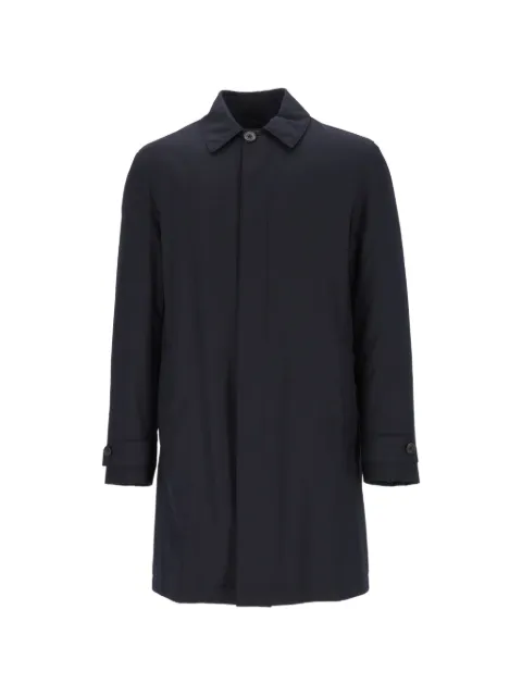 Corneliani quilted-lining car coat