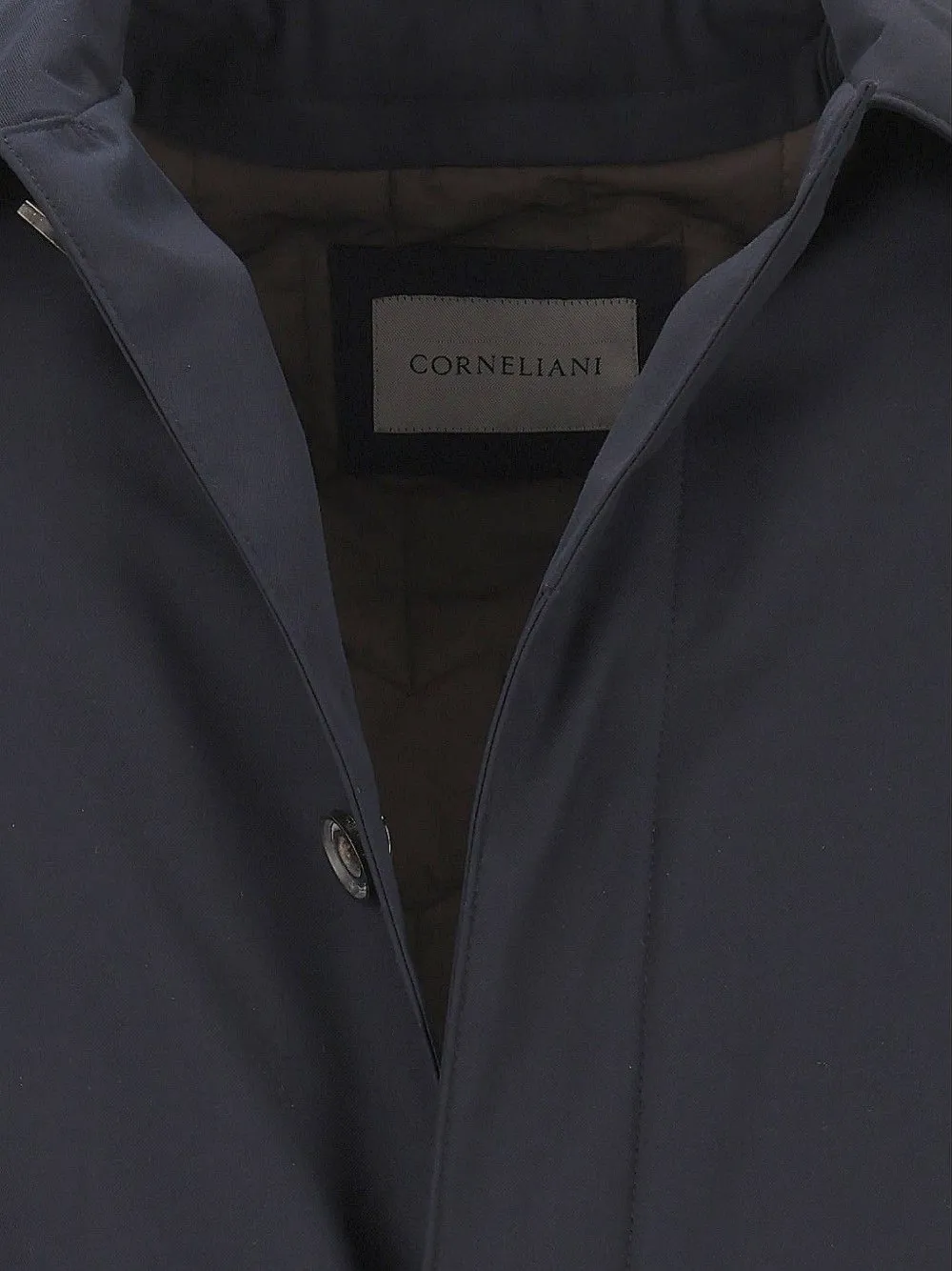 Corneliani Jas met gewatteerde voering Blauw