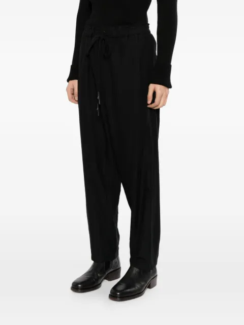 Nude:Masahiko Maruyama elasticated drawstring trousers 