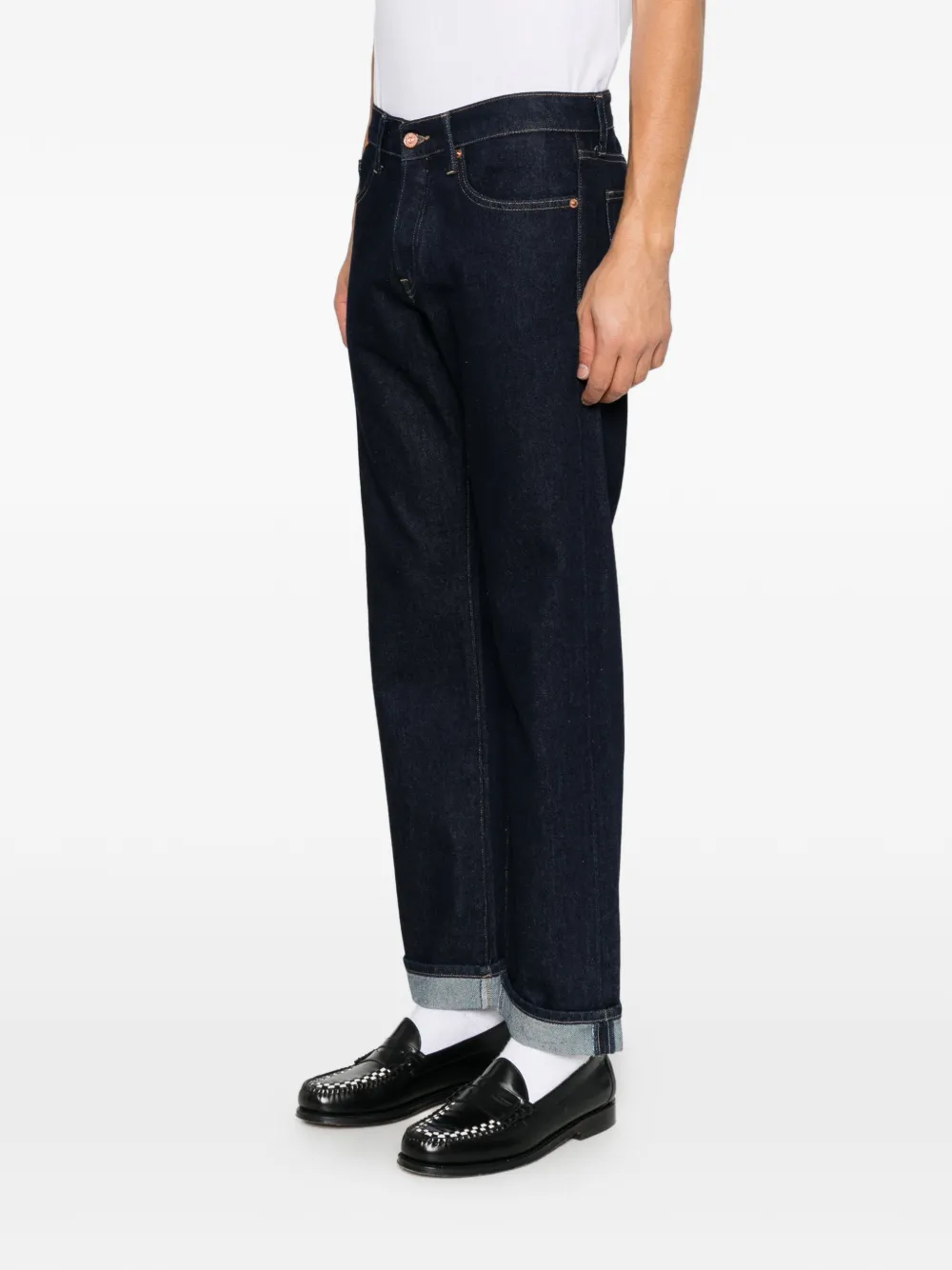 Staff Jeans Tommy straight-leg jeans Zwart