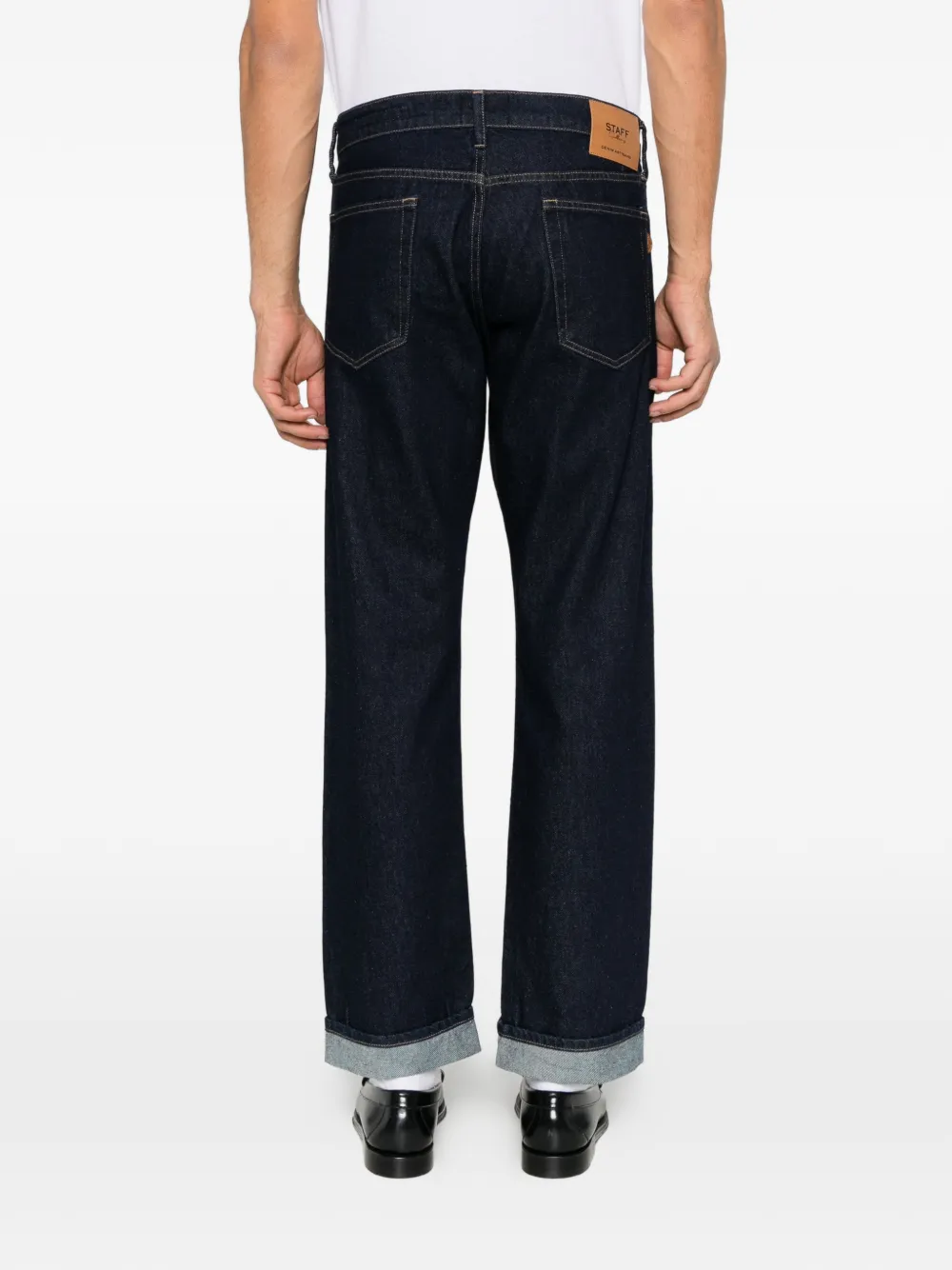 Staff Jeans Tommy straight-leg jeans Zwart