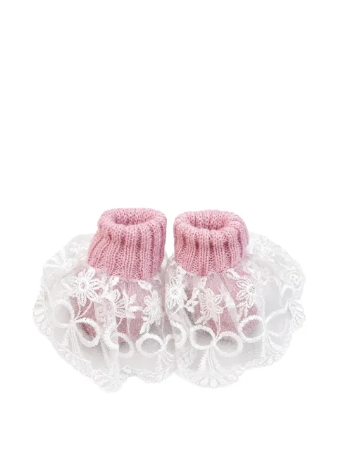 Bébé di Almy بوت منسوج بأطراف تول