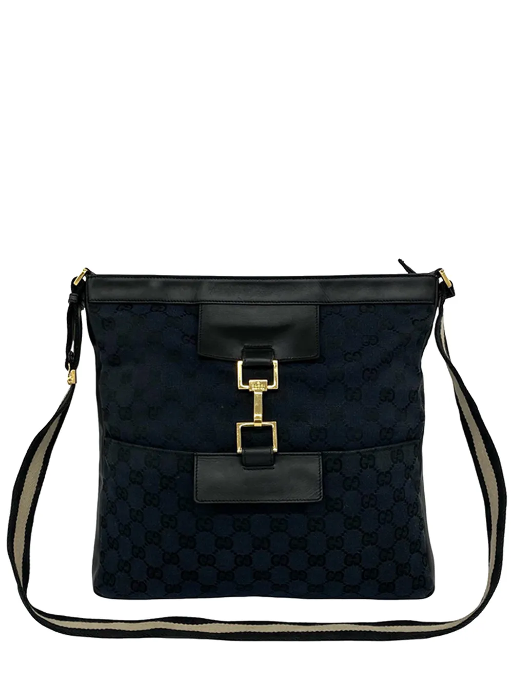 Gucci Pre-Owned 2000-2015 Jackie Umhängetasche aus GG Canvas - Schwarz