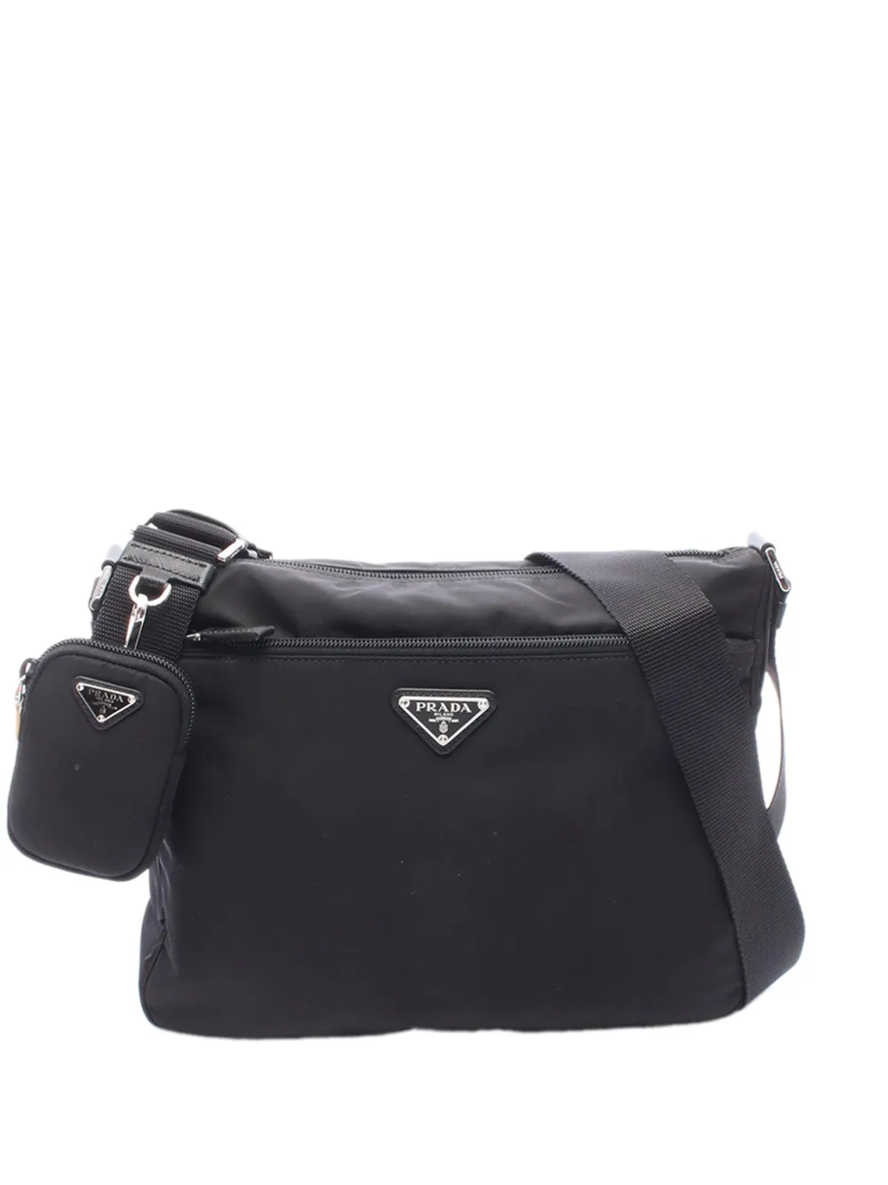 Prada Pre-Owned 2013-2026 Tessuto Zip Top crossbody bag - Nero