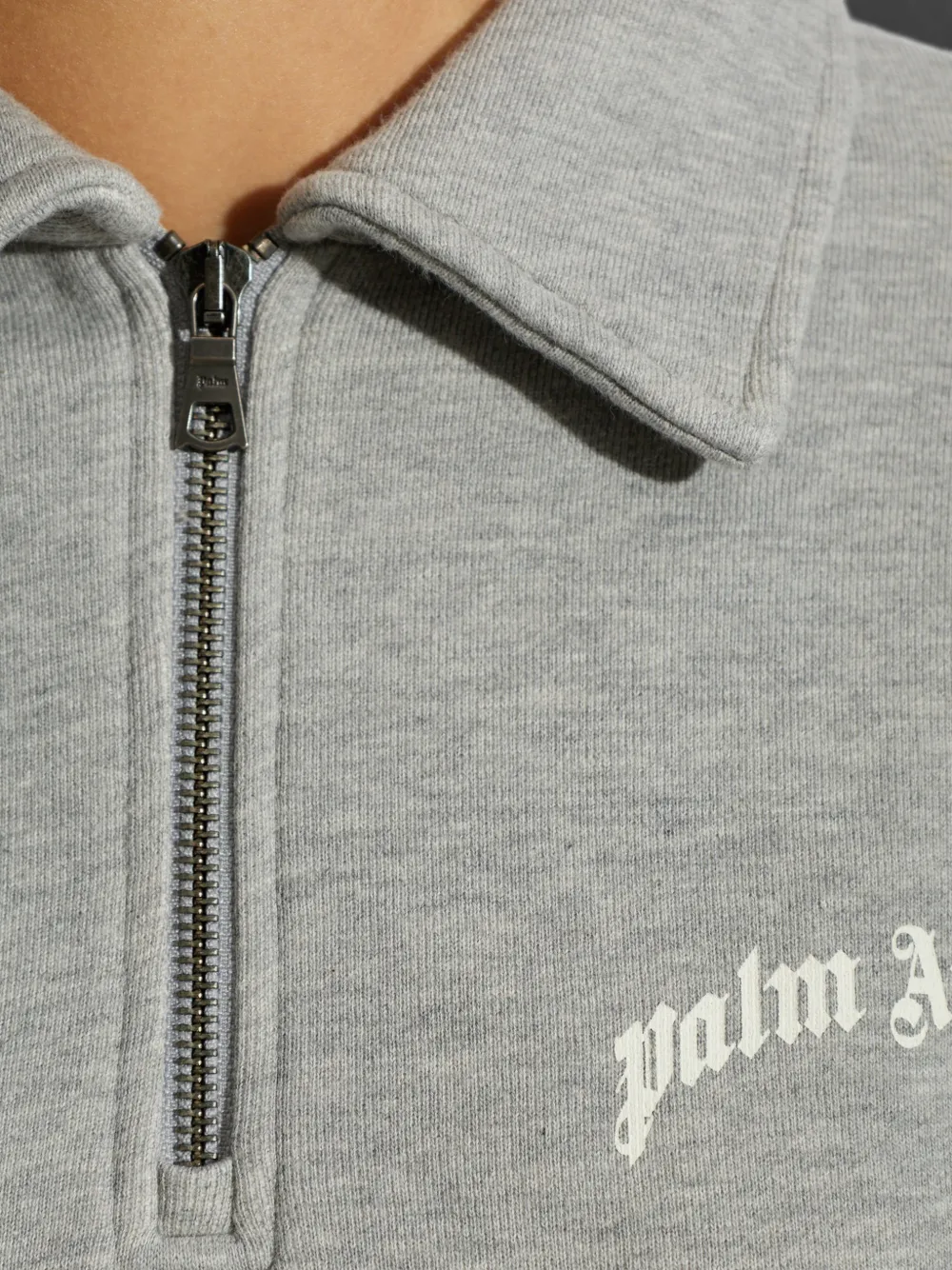 Palm Angels Cropped sweater Grijs