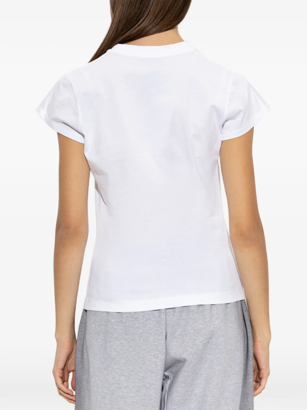 AVAVAV T-shirt met plooien Wit