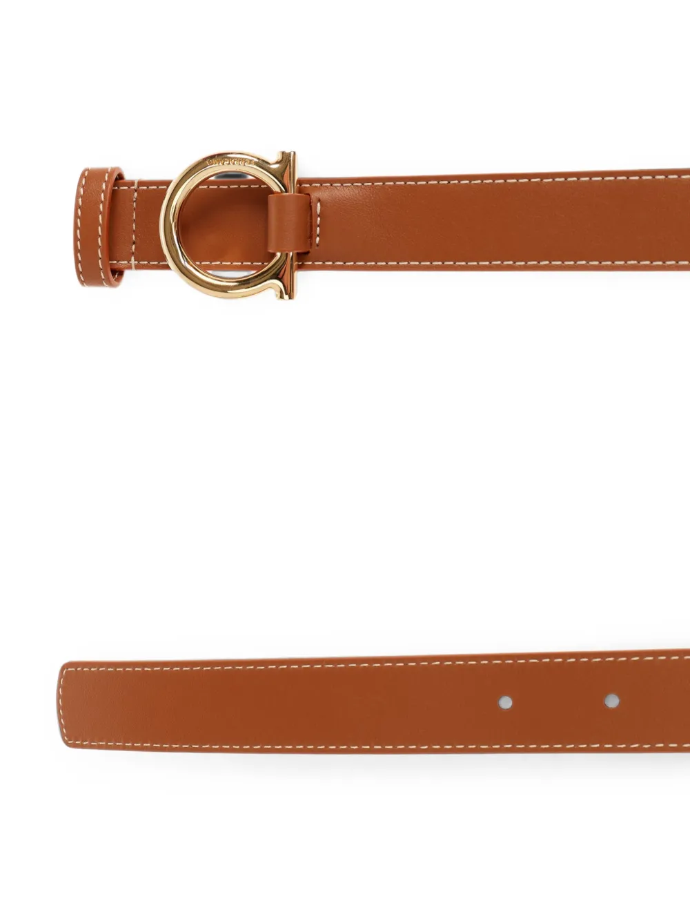 Ferragamo Gancini riem Bruin