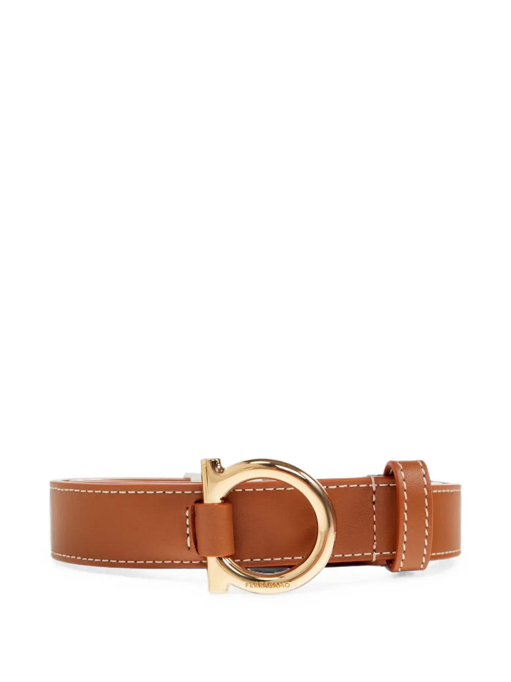 Ferragamo Gancini belt - Brown
