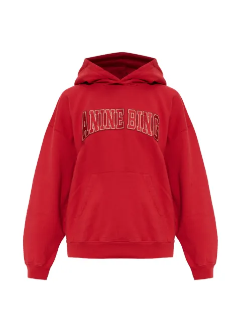 ANINE BING Harvey logo-appliqué hoodie