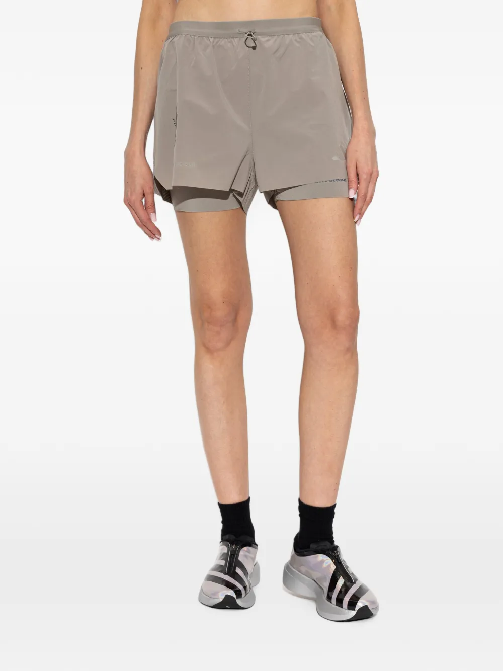 adidas x Song for the Mute gelaagde shorts Beige