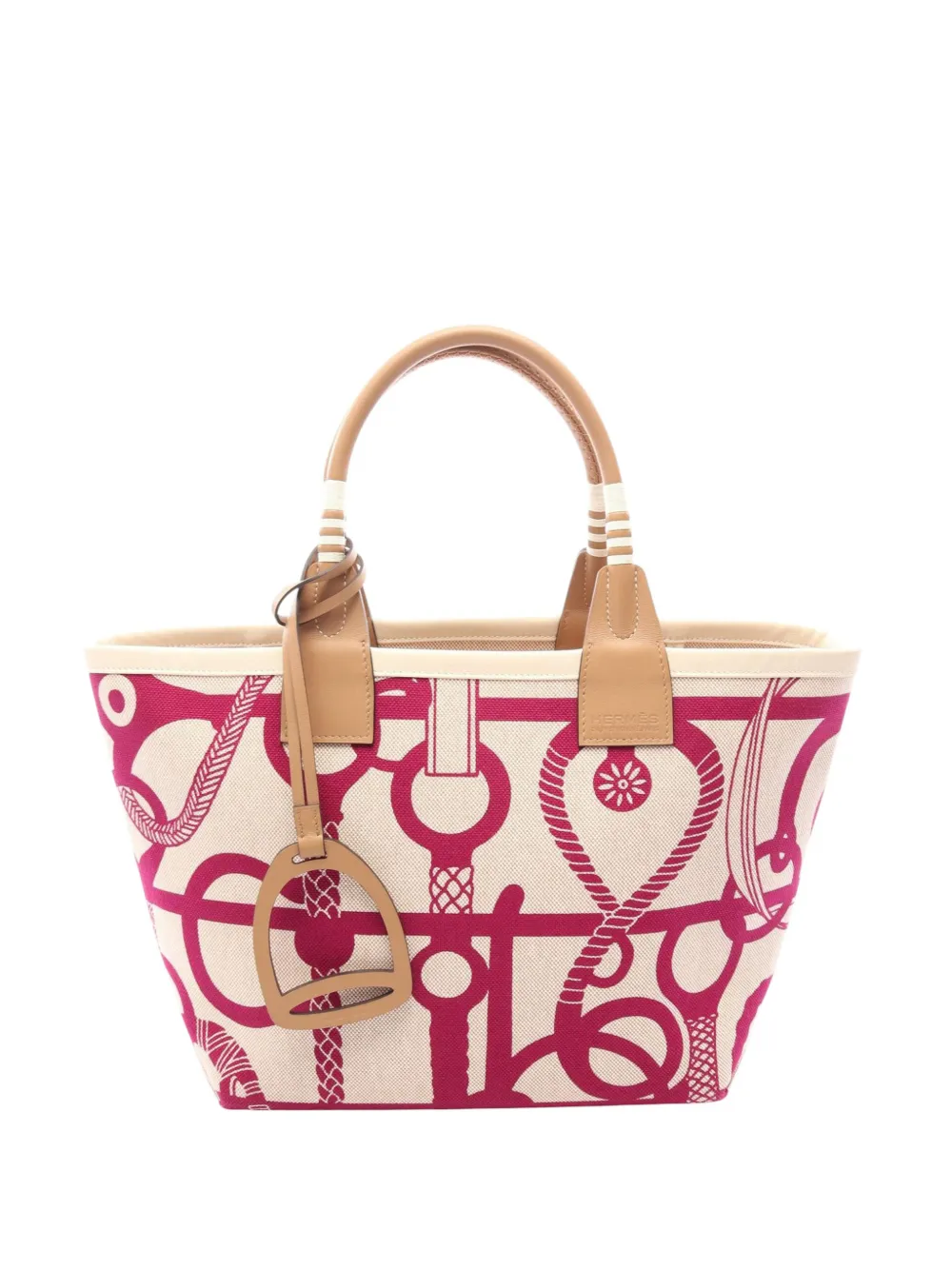 Hermès Pre-Owned 2023 Toile Steeple 25 handbag - Toni neutri