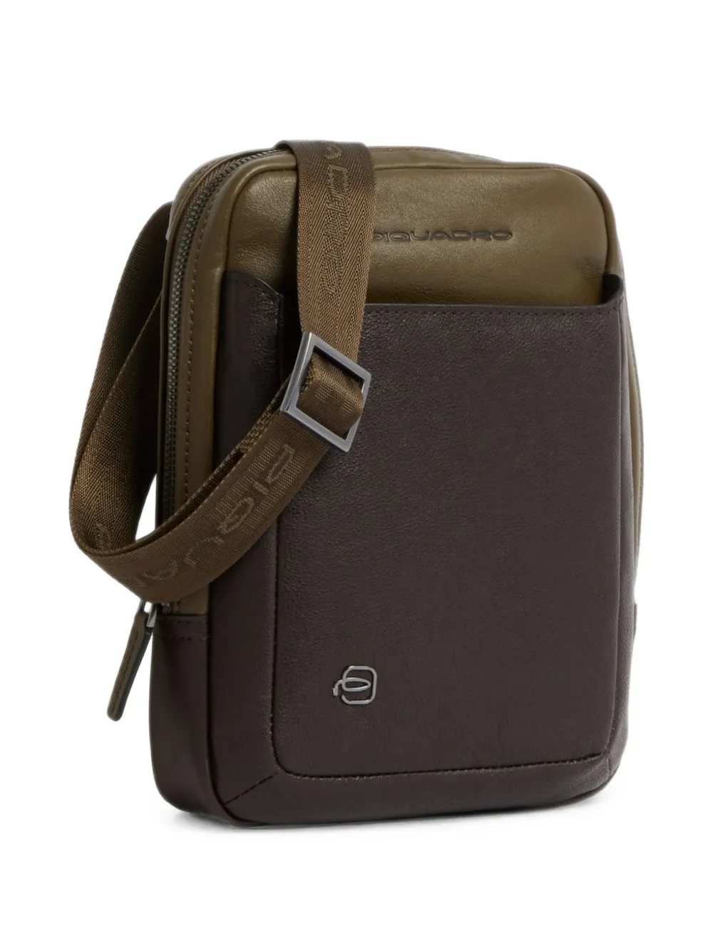 PIQUADRO Crossbodytas met logoplakkaat Bruin