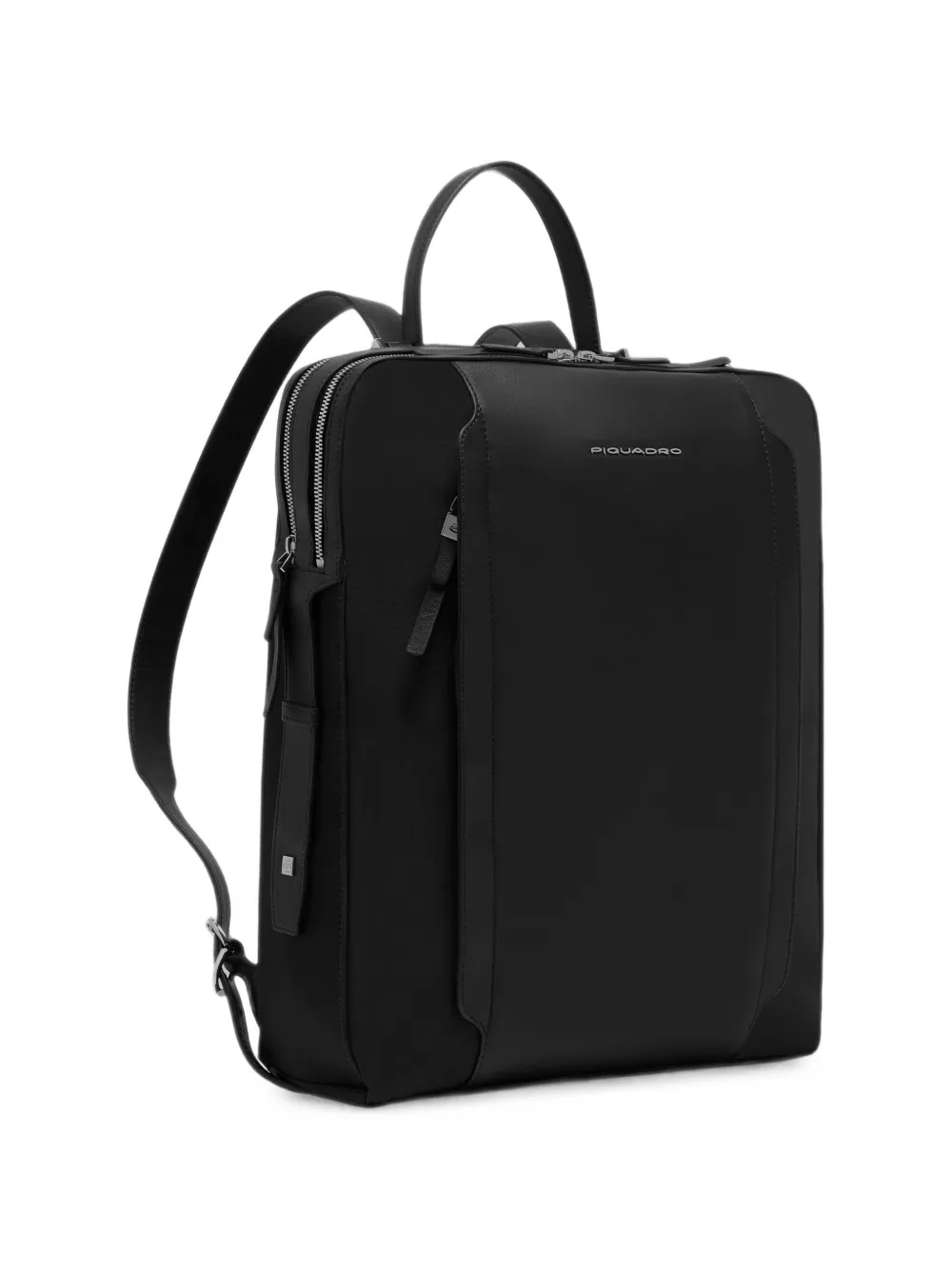 PIQUADRO 15 6-inch laptoprugzak van gerecycled nylon Zwart