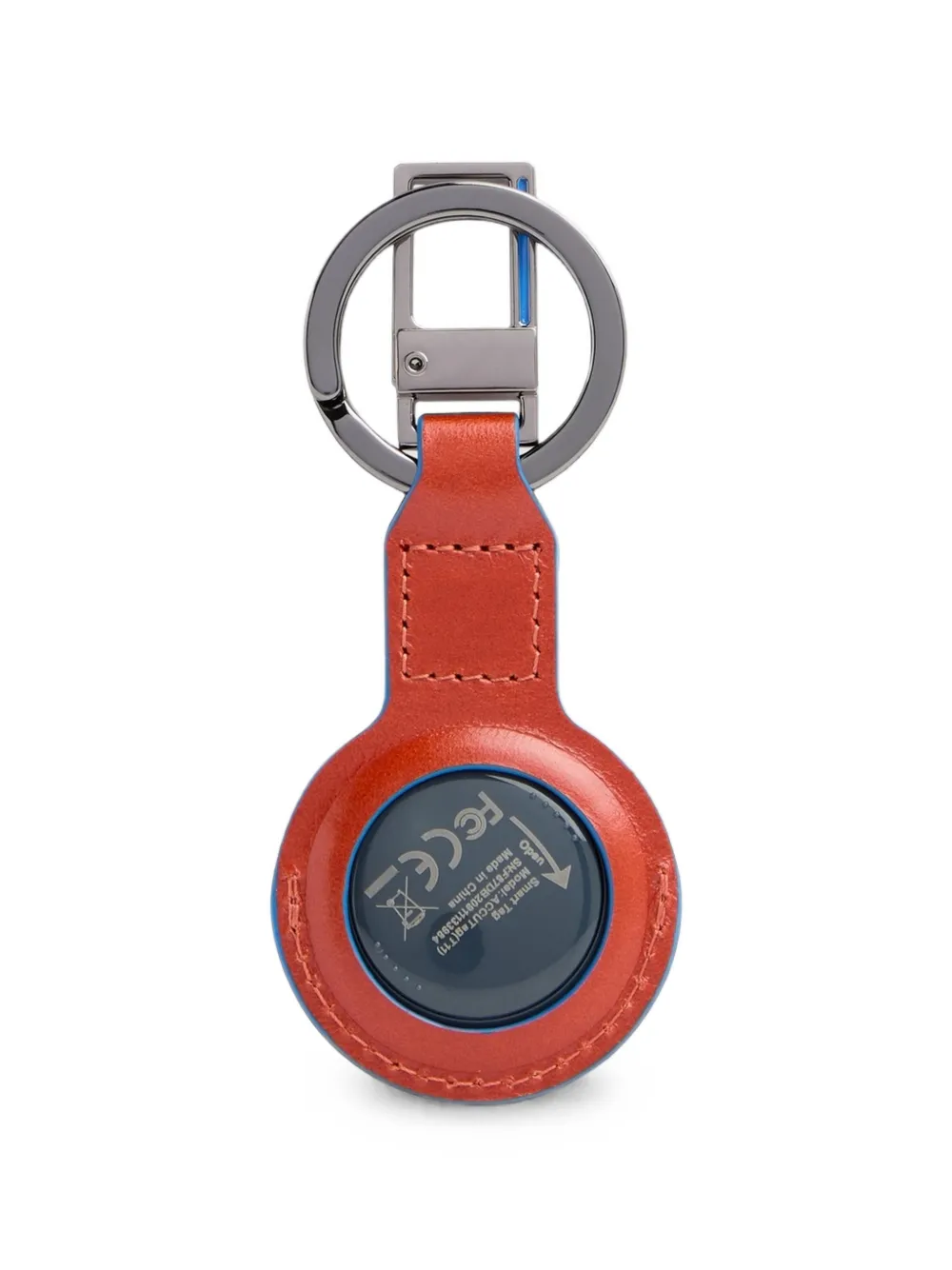 PIQUADRO Connequ 4.0 leren sleutelhanger Oranje