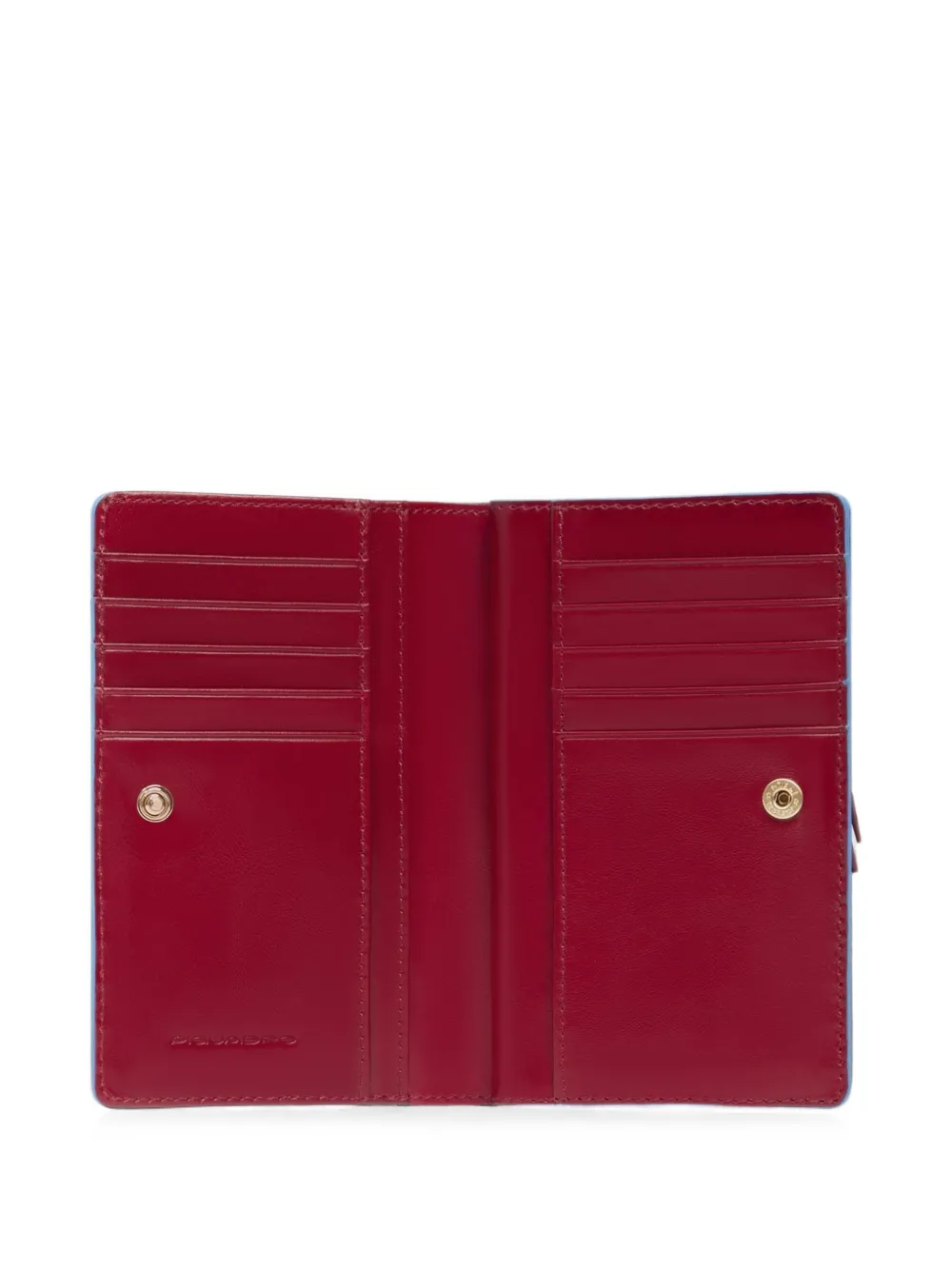 PIQUADRO logo-plaque bifold wallet Rood