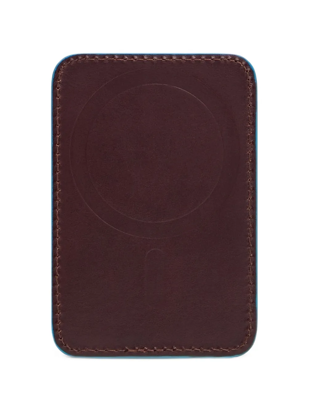 PIQUADRO logo-print ring-detail cardholder Rood