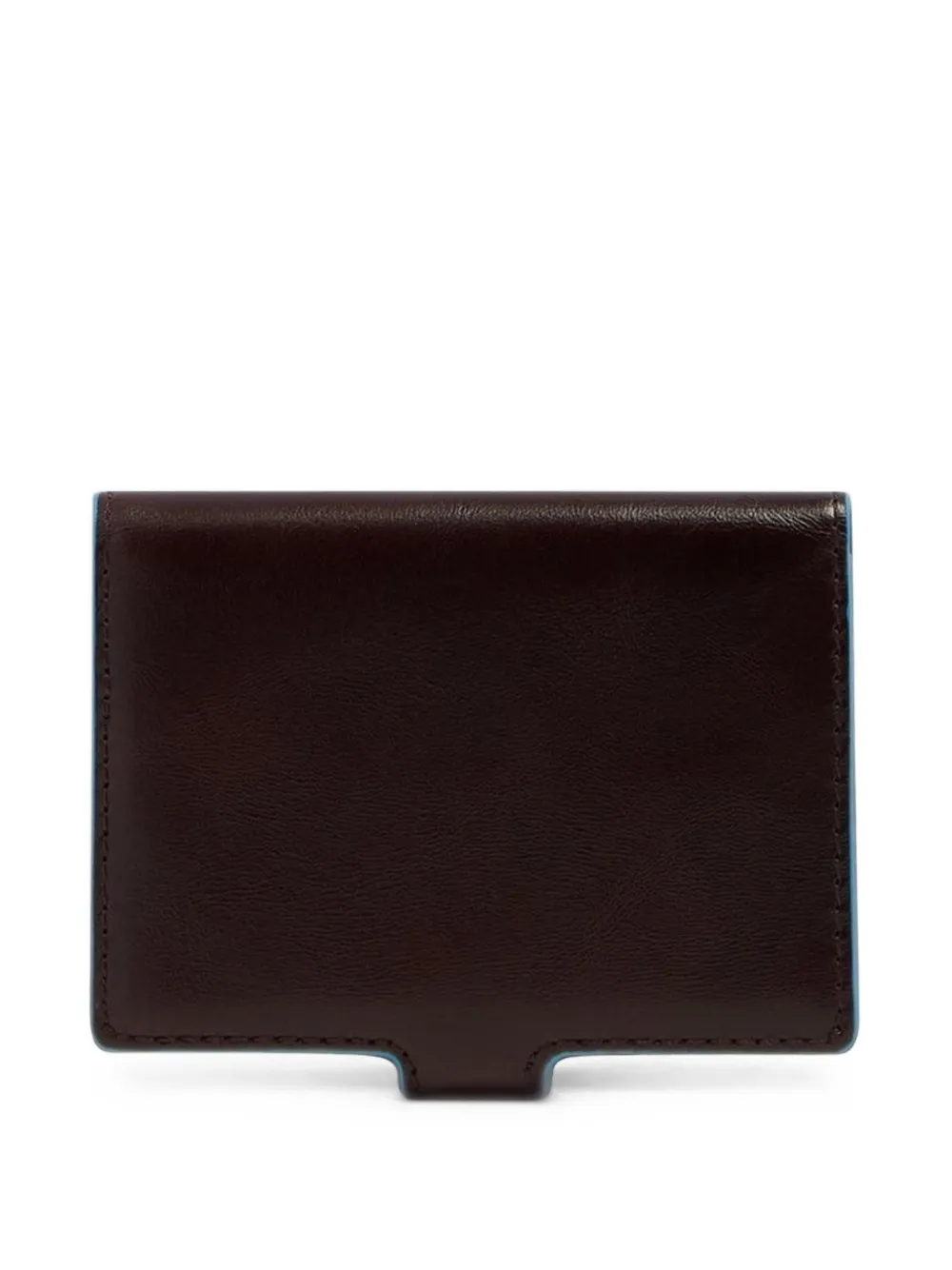 PIQUADRO Blue Square pasjeshouder met logo-plakkaat Bruin