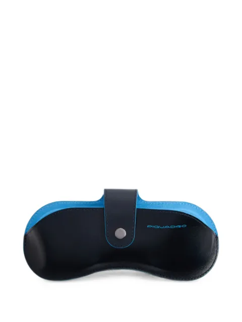 PIQUADRO Tracker and MagSafe® leather glasses case