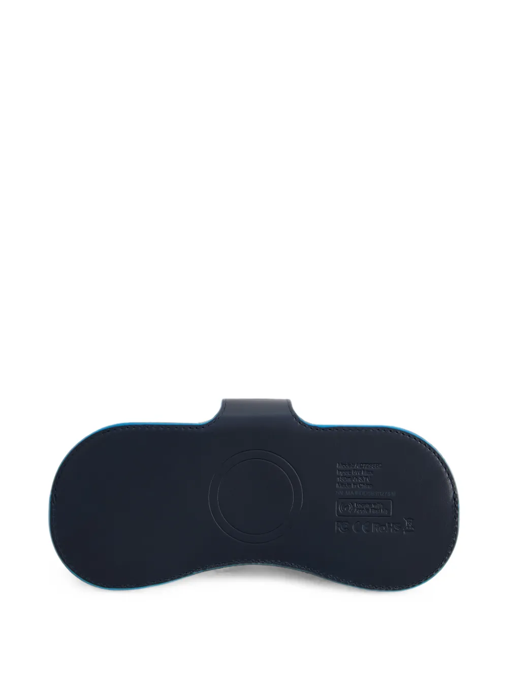 PIQUADRO Tracker and MagSafe leren brillenkoker Blauw