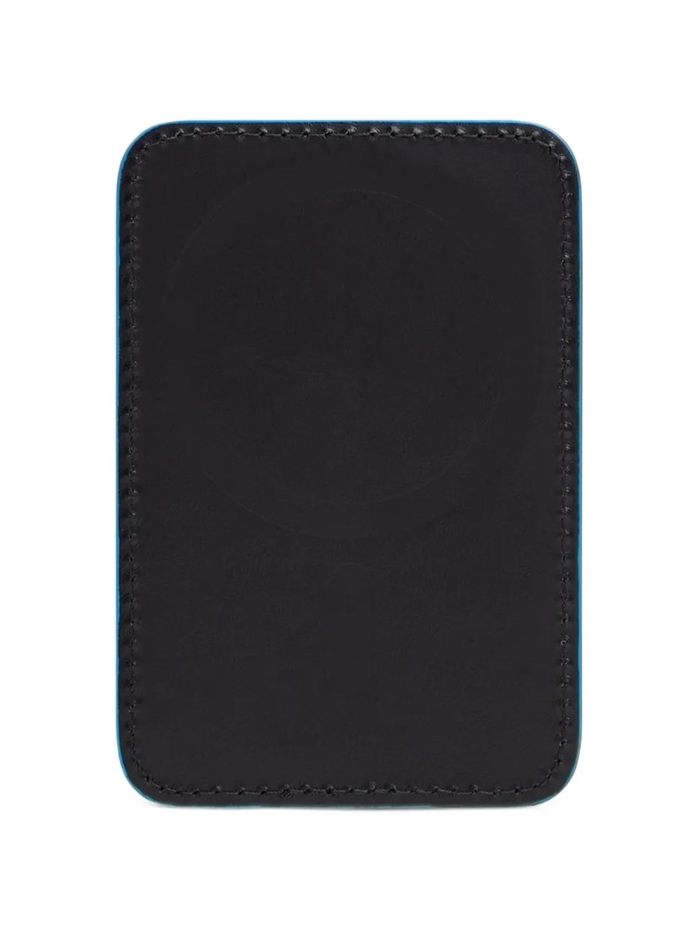 PIQUADRO logo-print magsafe cardholder Zwart