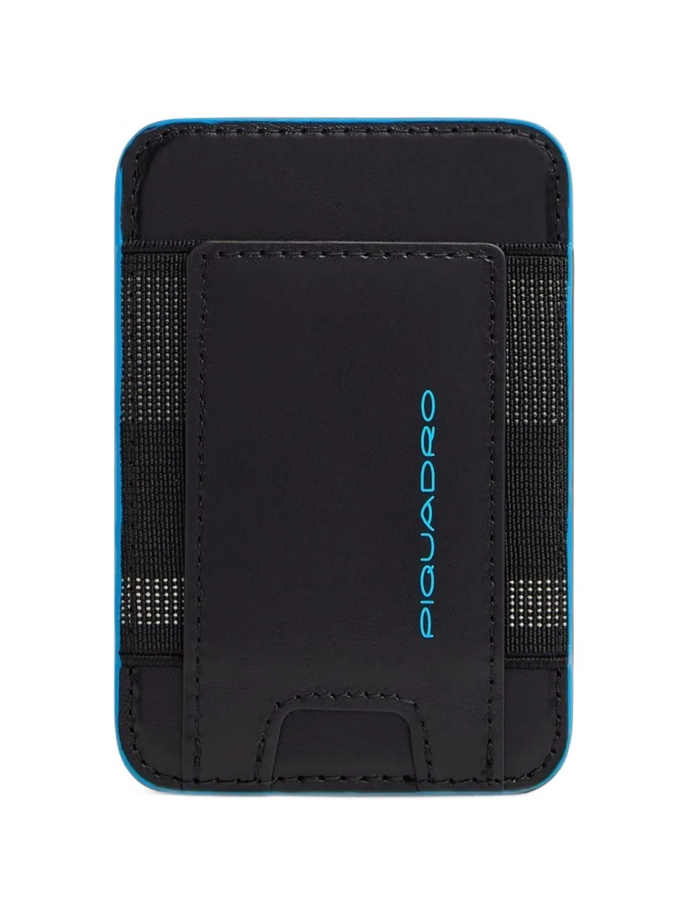 PIQUADRO logo-print magsafe cardholder - Nero