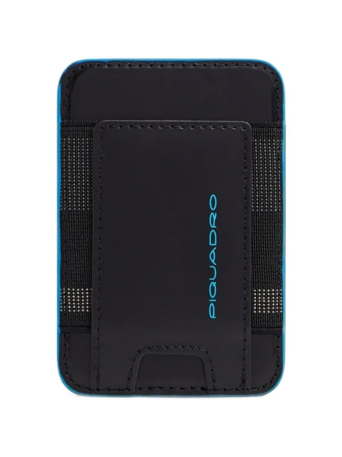 PIQUADRO logo-print magsafe cardholder