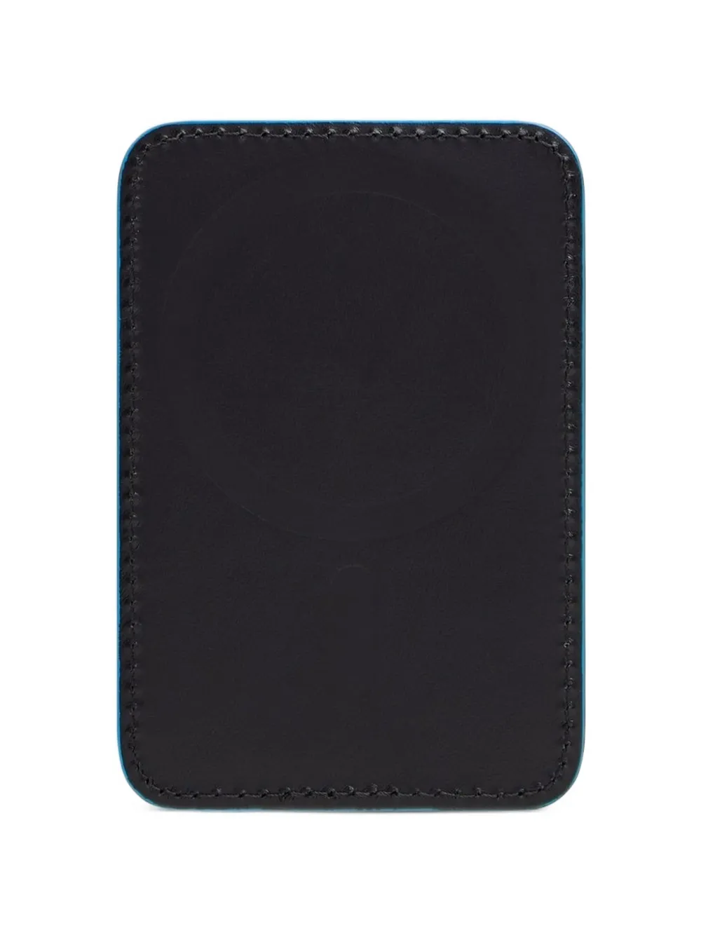 PIQUADRO Blue Square ring-detail magsafe cardholder Zwart