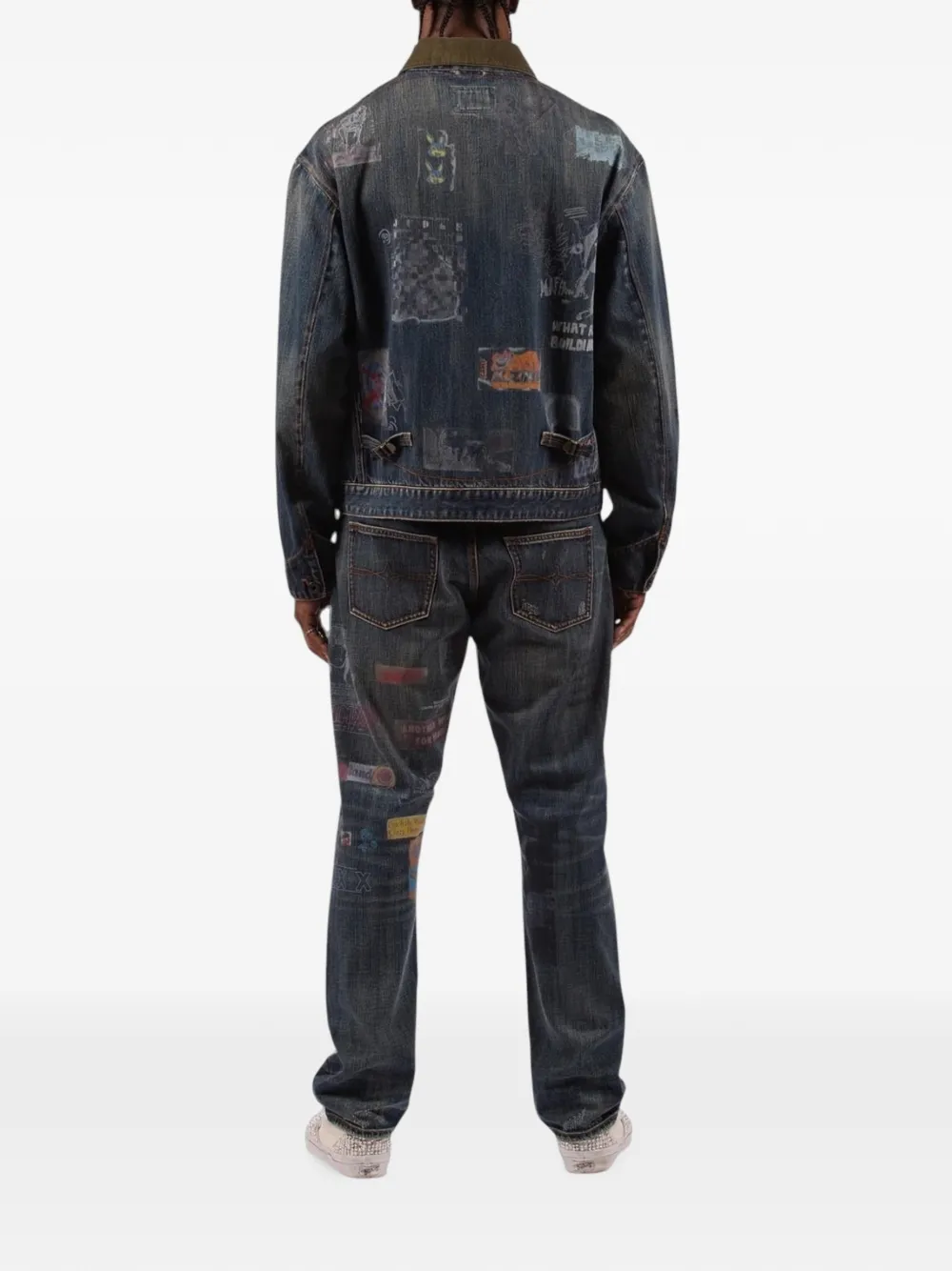 BLDG4 Denim jack Blauw