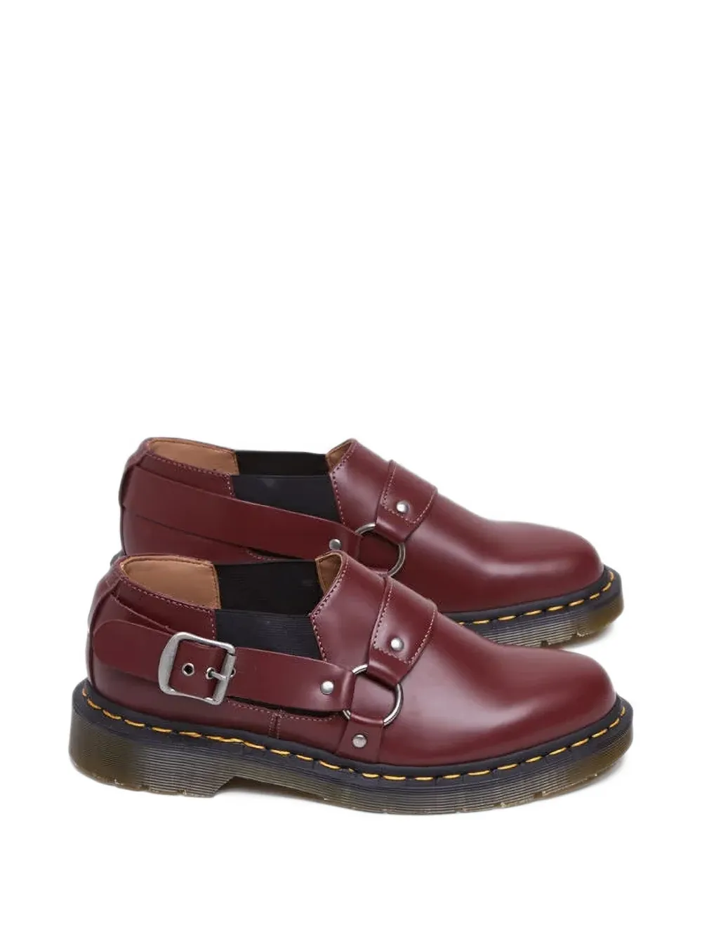 Dr. Martens x Comme des Garçons Harvey buckle-strap shoes - Rosso