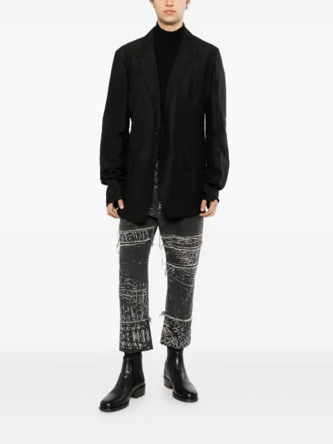 Nude:Masahiko Maruyama all-over graphic-print trousers 