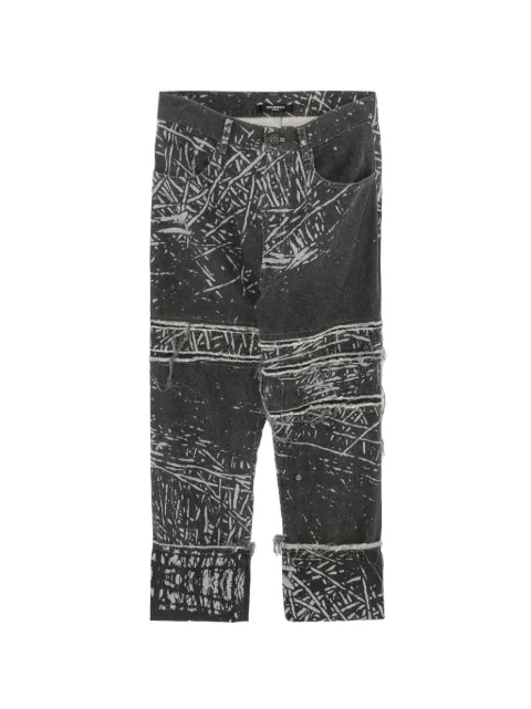 Nude:Masahiko Maruyama all-over graphic-print trousers