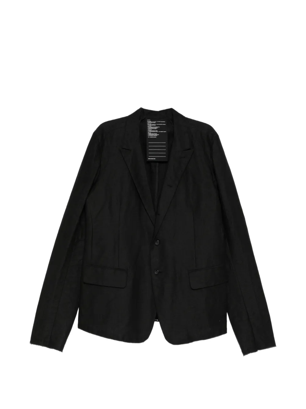 Nude:Masahiko Maruyama single-breasted blazer