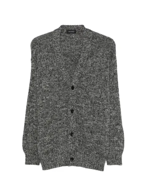Tagliatore marl-knit V-neck cardigan