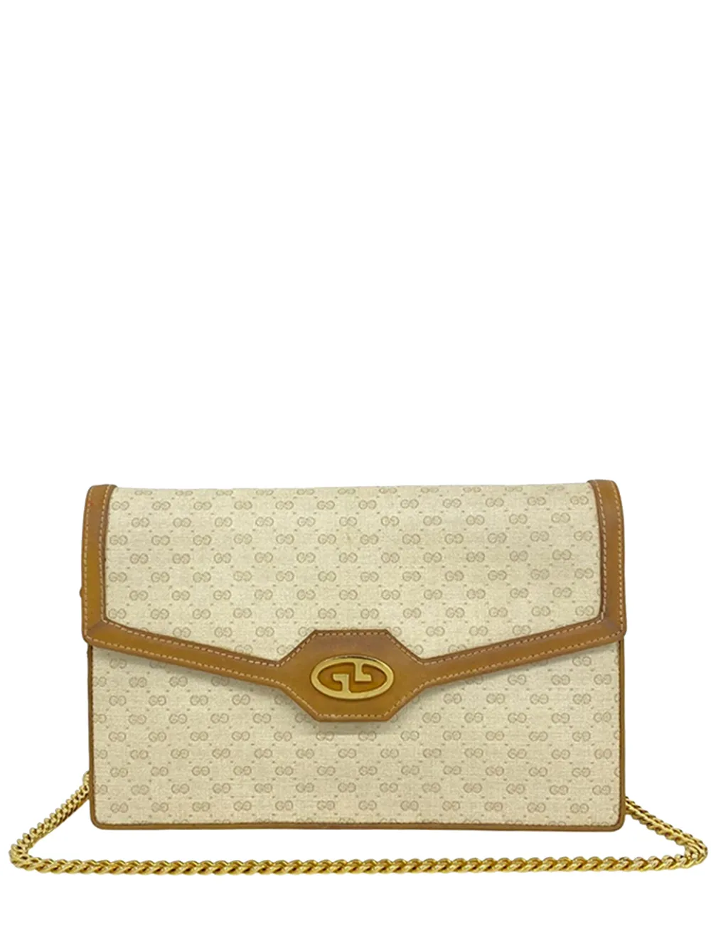 Gucci Pre-Owned 20th Century Micro GG Supreme Umhängetasche - Nude