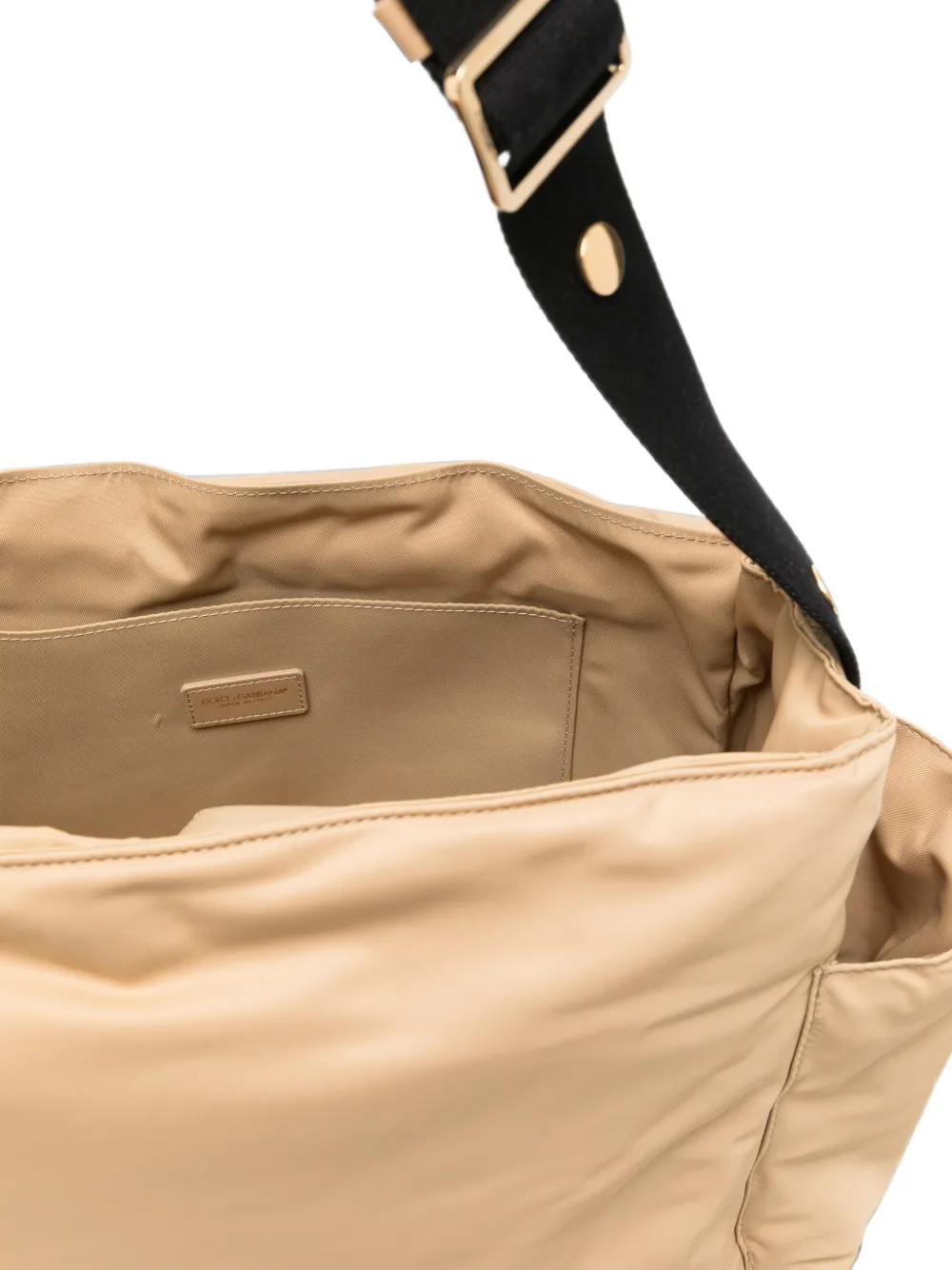 Dolce & Gabbana Kids Luiertas met DG-logo Beige