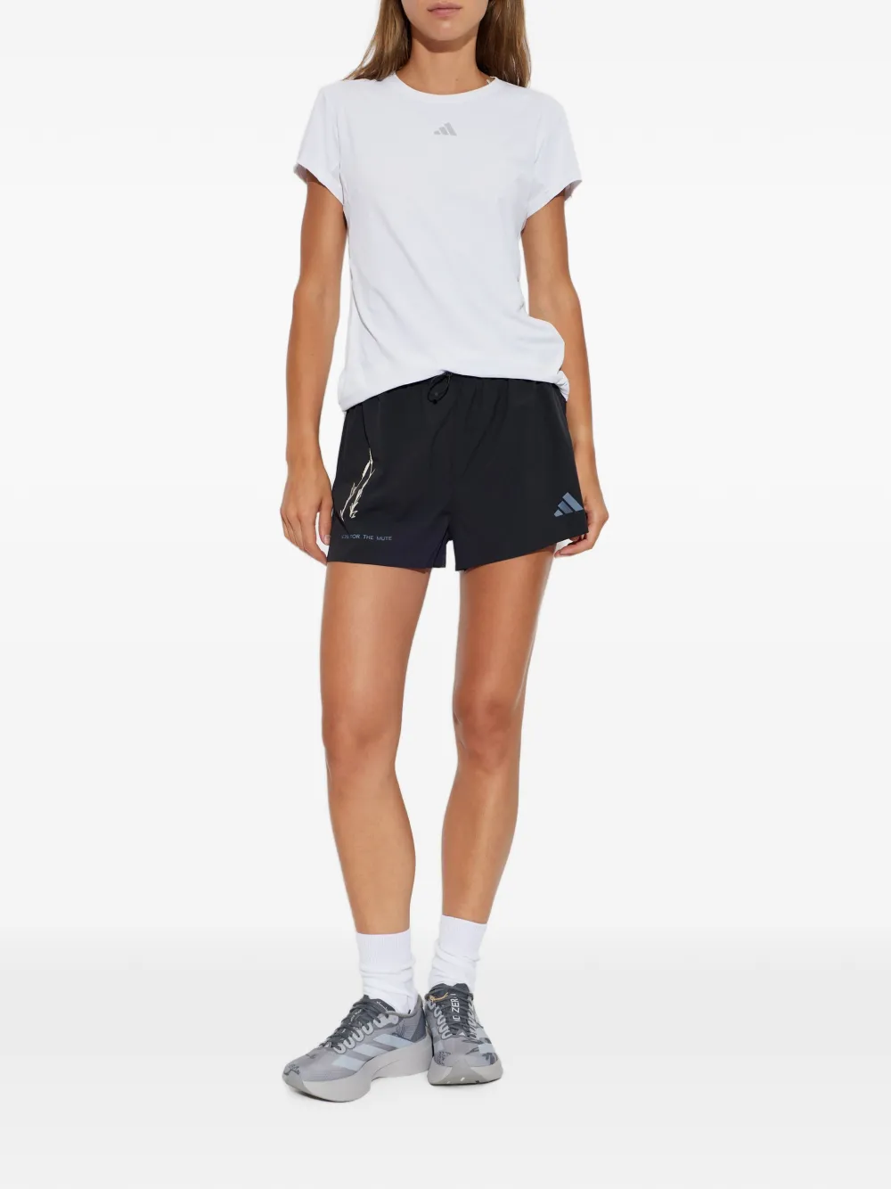 adidas xSong For The Mute layered shorts Zwart