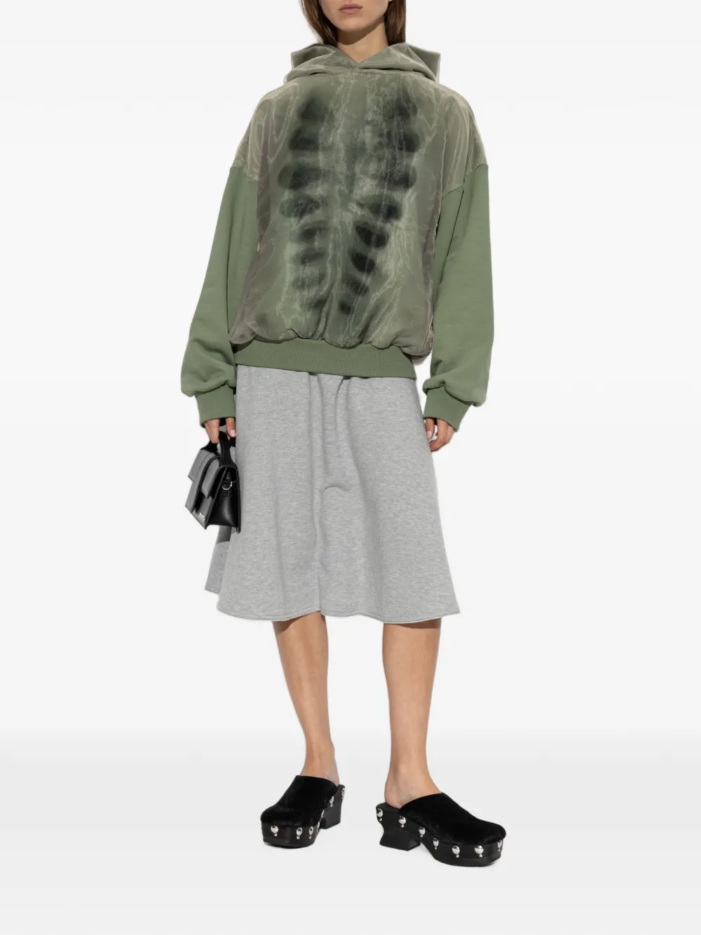 AVAVAV X-Ray oversized hoodie Groen