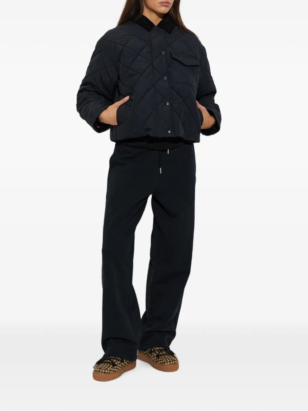Canada Goose Terra gewatteerd jack Zwart