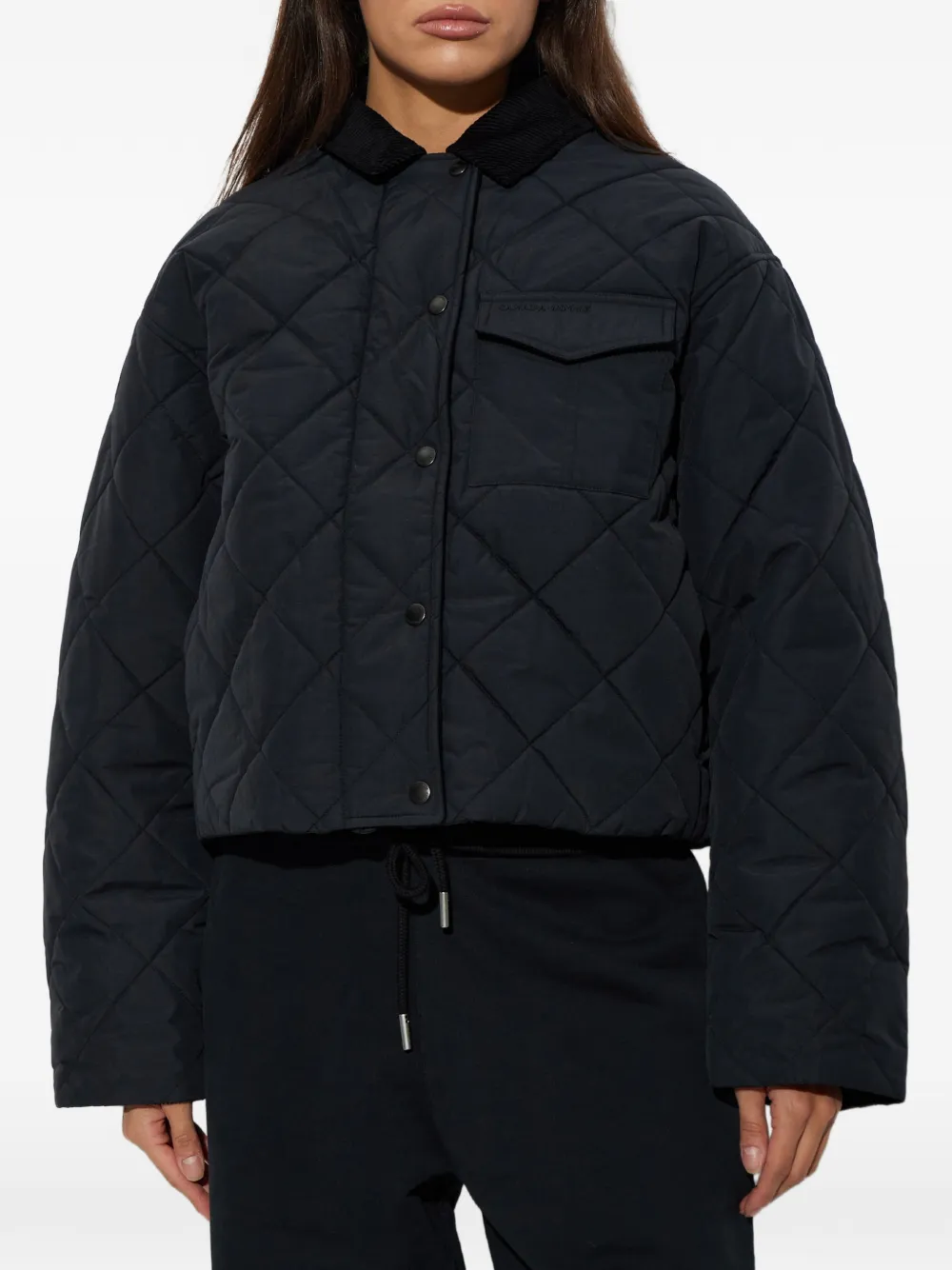 Canada Goose Terra gewatteerd jack Zwart