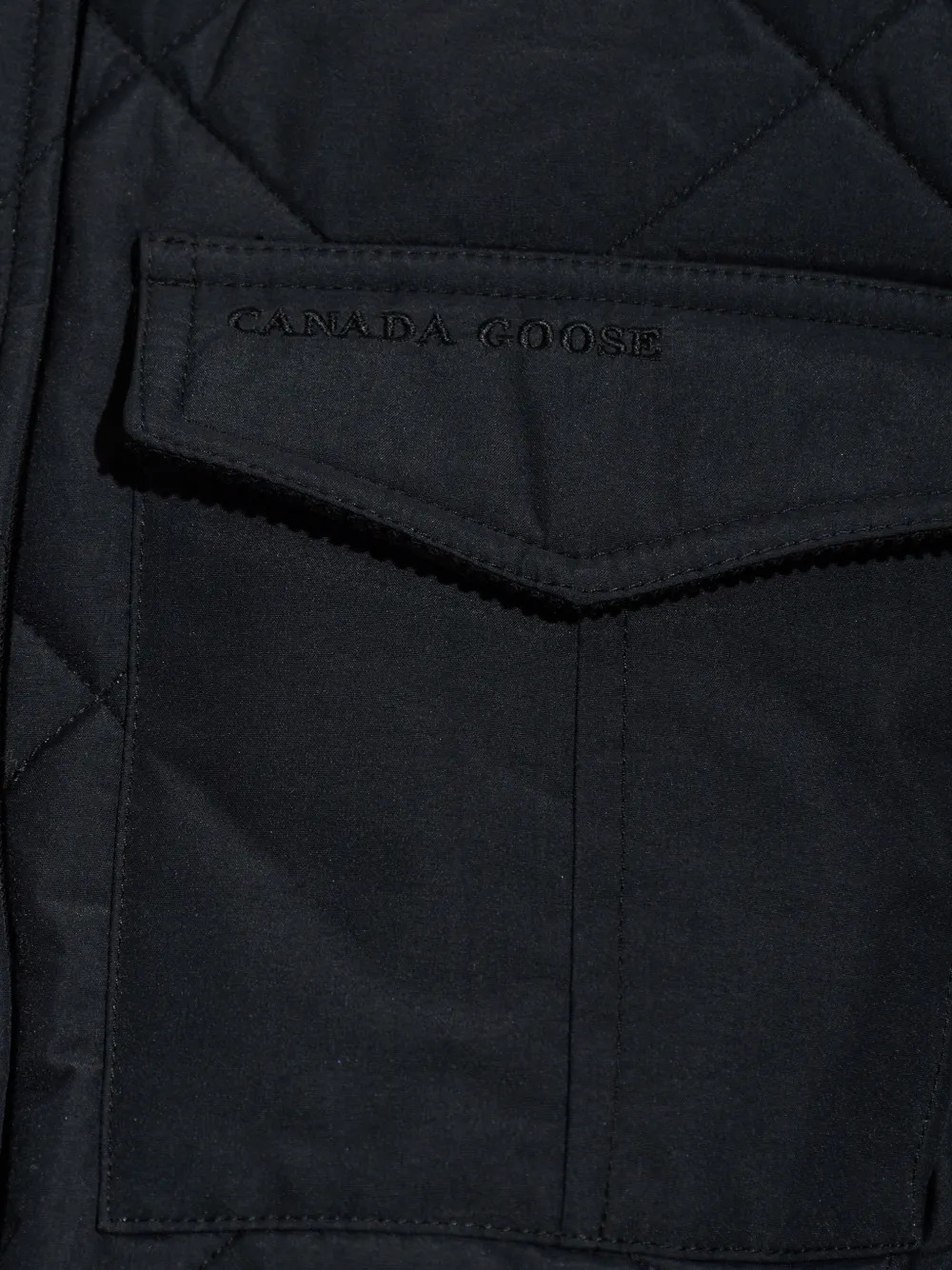 Canada Goose Terra gewatteerd jack Zwart