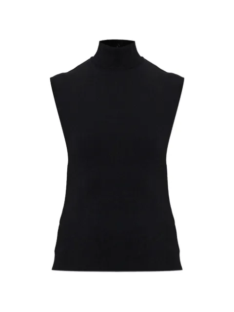 Lanvin turtleneck sleeveless top