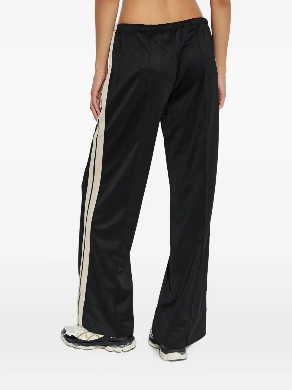 Palm Angels Broek met wijde pijpen Zwart