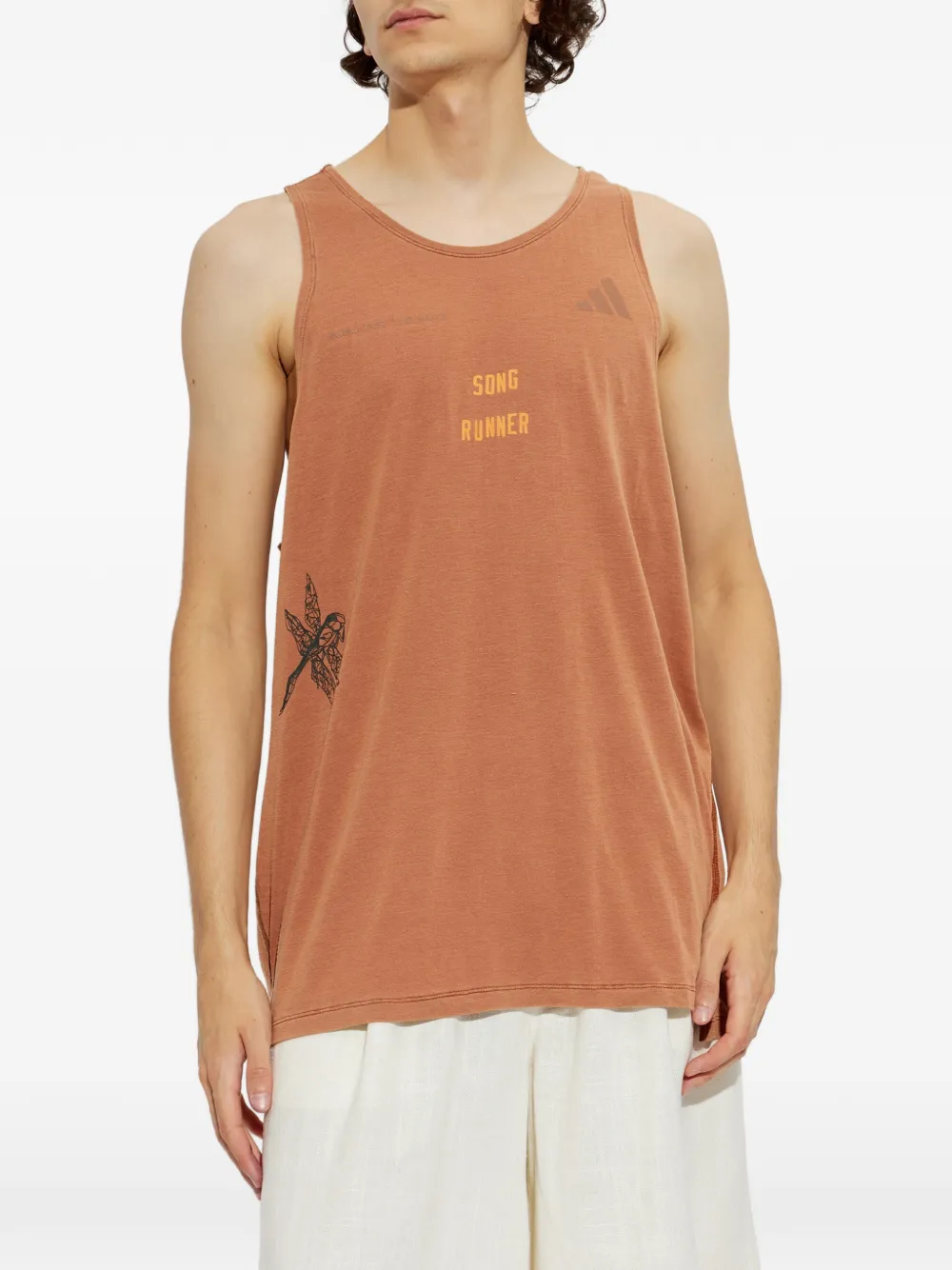 adidas X Song For The Mute graphic-print tank top Bruin