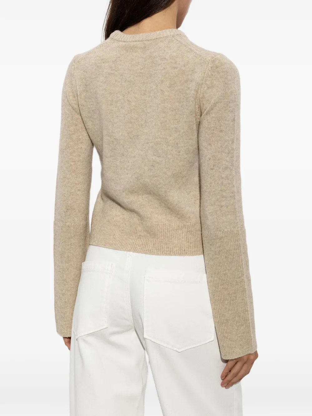 By Malene Birger Hannah ribbed-knit sweater Beige