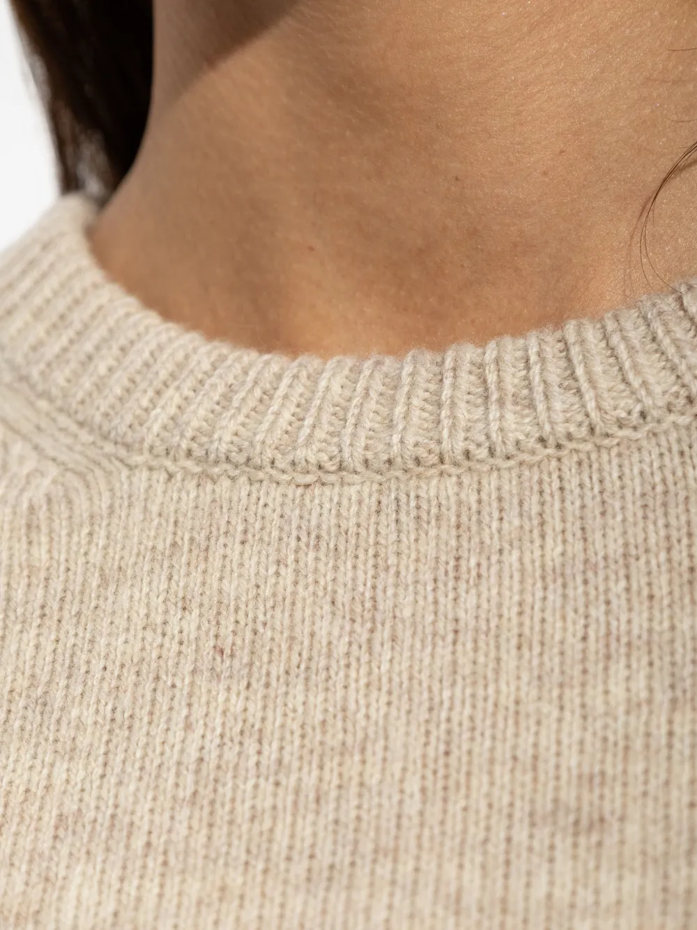 By Malene Birger Hannah ribbed-knit sweater Beige