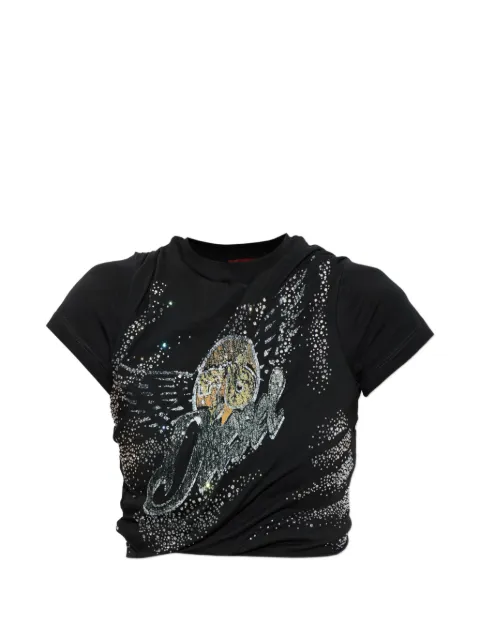 Diesel T-Wincy rhinestone-embellished top
