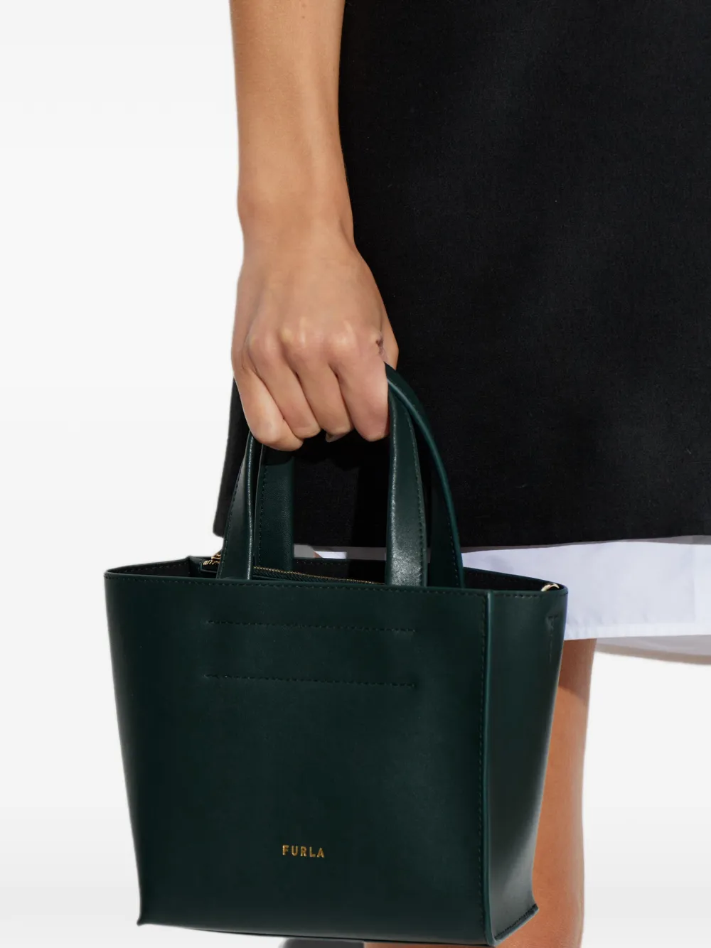 Furla Divide It mini-shopper Groen