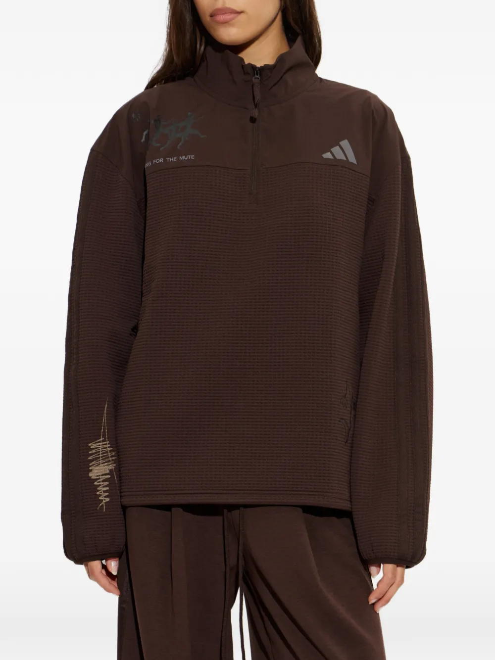 adidas Song for the Mute quarter-zip sweater Bruin