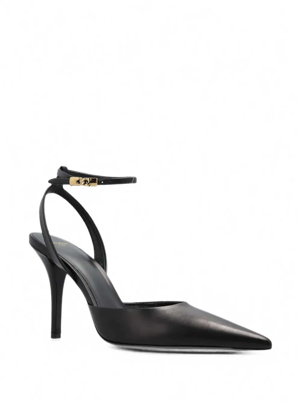 Balmain pointed-toe ankle-strap pumps Zwart