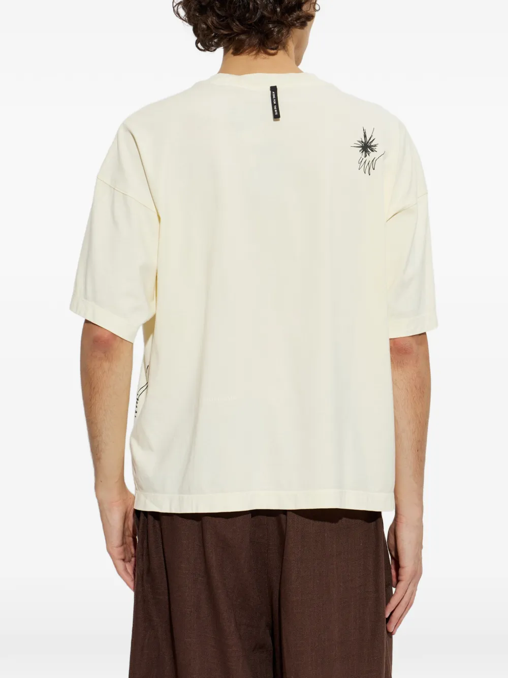 adidas xSong For The Mute graphic-print T-shirt Beige